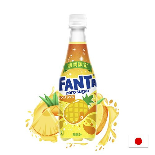 Японская Fanta ананас, без сахара. 410мл - купить с доставкой по ...