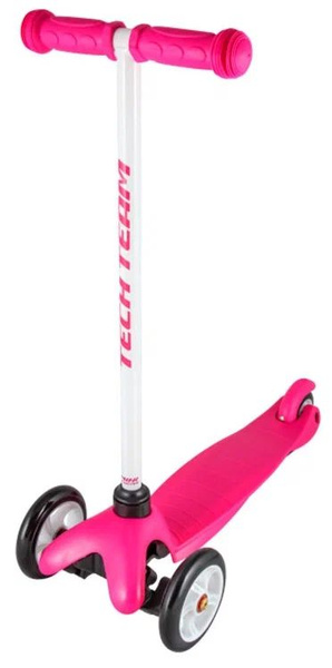 Самокат Tech Team Детский 3-колесный TechTeam Mini scooter, розовый ...