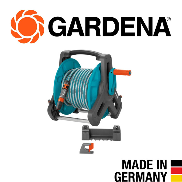 Катушка Classic 50 со шлангом, фитингами и настенным креплением GARDENA ...