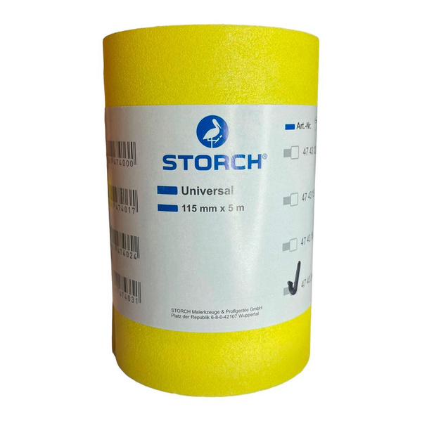Наждачная бумага 240 рулон Storch 115 мм х 5 м оксид алюминия желтая ...