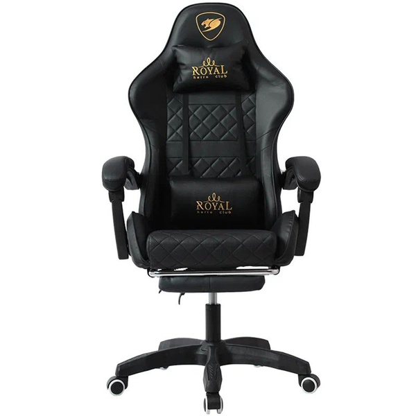 Игровое компьютерное кресло Геймерское кресло Royal черное - купить по ...