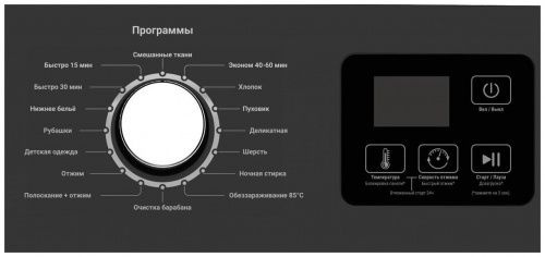 Стиральная машина WILLMARK Willmark WMF-6012B белый/черный - купить по ...