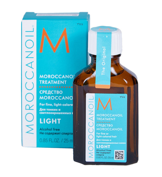 Moroccanoil LIGHT - Масло для восстановления тонких, светлых волос, 25 ...