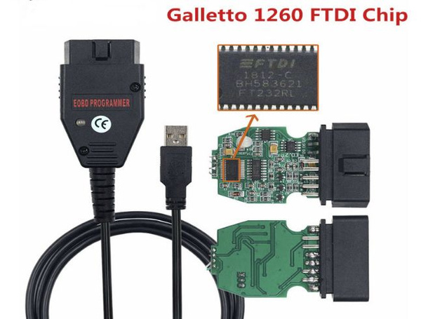 Программатор Galletto 1260 FTDI FT232RL EOBD ECU купить на OZON по ...