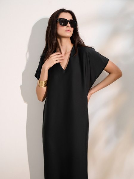 Платье туника из вискозы, ANNA COLLECTION, вечернее праздничное ...