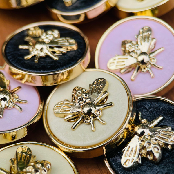 Роскошные декоративные металлические пуговицы Gucci в виде пчелы на ...