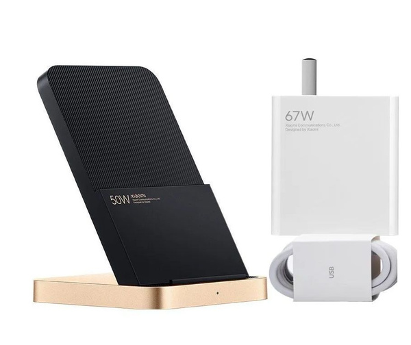 Беспроводное зарядное устройство Xiaomi 50W Wireless Charging Stand, 50 ...