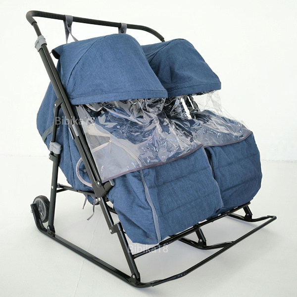 Санки-коляска для двоих Близняшки Galaxy - купить с доставкой по ...