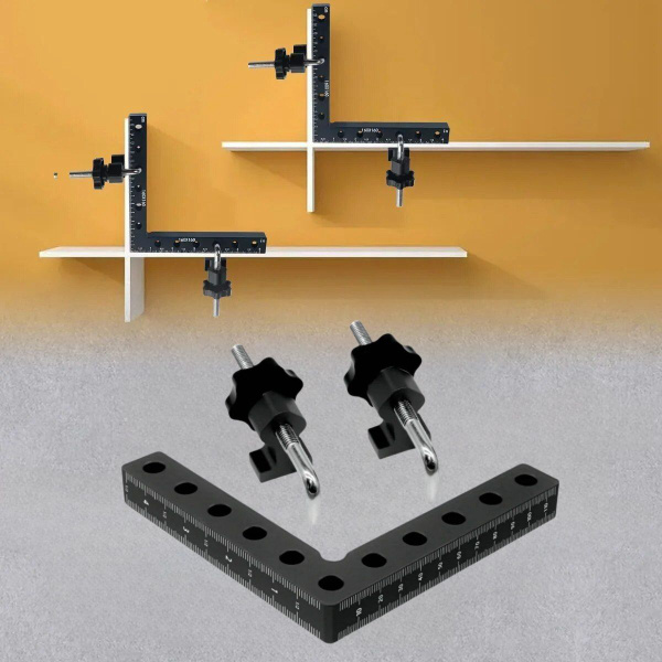 Алюминиевый угловой зажим на 90 градусов, позиционирование зажима под ...