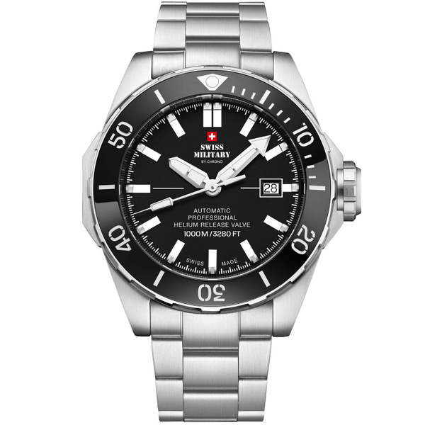 Дайверские мужские наручные часы Swiss Military Diver 1000m SMA34092.01 ...