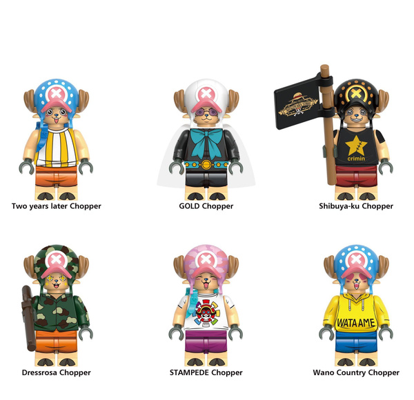 Набор минифигурок Ван Пис Тони Чоппер / One Piece совместимы с ...