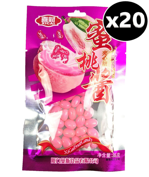 Жевательные драже бобы со вкусом Персика 35 г * 20 шт купить на OZON по ...
