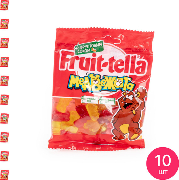Мармелад Fruittella / Фруттелла Медвежата жевательный с фруктовым соком ...
