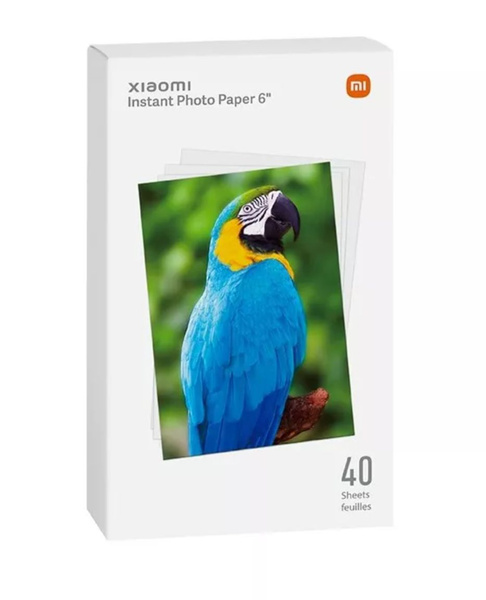 Бумага для фотопринтера Xiaomi Instant Photo Paper 6 (40 листов) SD20 ...