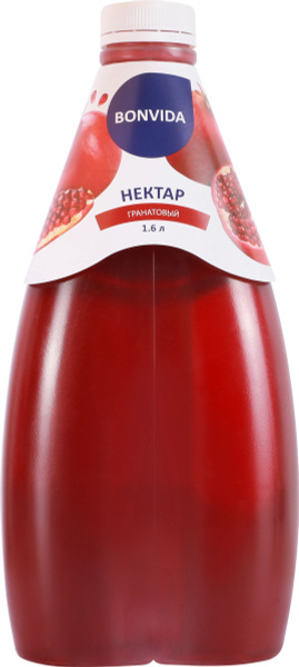 Нектар BONVIDA Гранатовый, 1.6л купить на OZON по низкой цене (1759324064)
