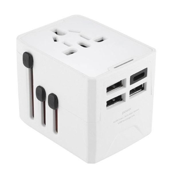 1 Розетка Type C, зарядное устройство на 3USB, многофункциональный ...