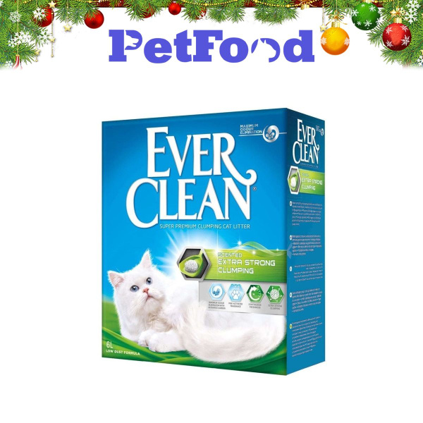 Ever Clean Extra Strenght Scented комкующийся наполнитель с ...