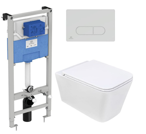 Комплект: Инсталляции Ideal Standart Prosys R0464 + Унитаз безободковый ...