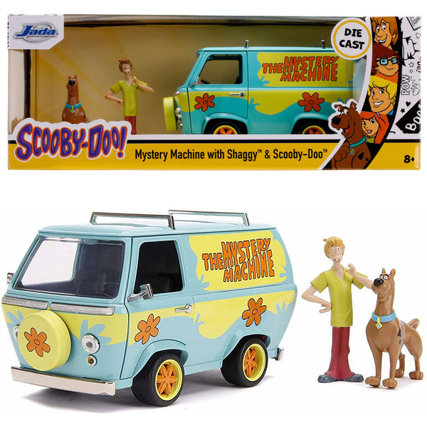 Décogarage - JADA 31720 1:24 MYSTERY MACHINE W/SCOOBY-DOO FIGURE BLUE Hollywood Rides Prix Bout