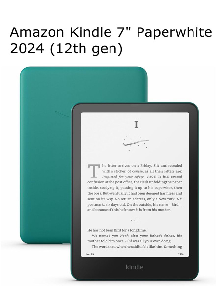Электронная книга Amazon Kindle Paperwhite 2024 (12th gen), Монохромный ...
