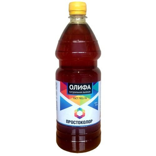 Олифа натуральная льняная ГОСТ 7931-76 Prostocolor 1 л купить на OZON ...