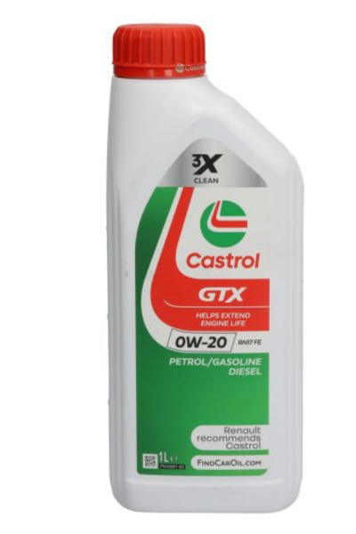 Масло моторное Castrol GTX RN17 FE 0W-20 Синтетическое 1 л 160A0E ...