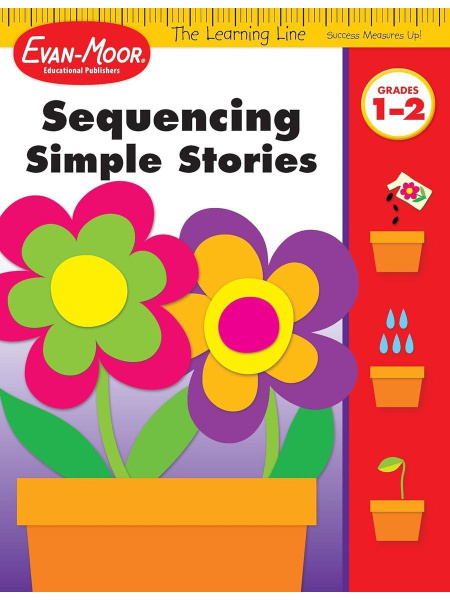 Learning Line Workbooks Sequencing Simple Stories Grades 1-2 тетрадь с ...