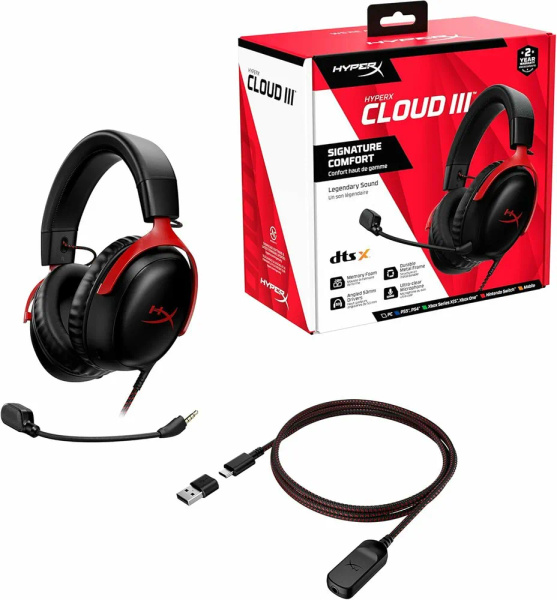 Наушники Накладные HyperX Hyper Cloud 3 - купить по доступным ценам в ...