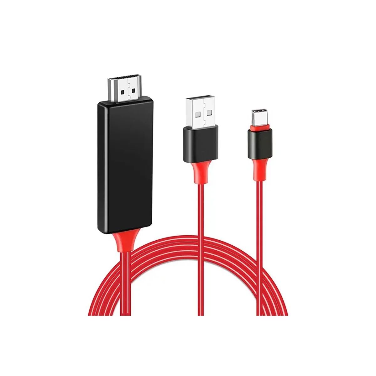 Адаптер-переходник для Android Type-C to HDTV Cable - купить с доставкой по  выгодным ценам в интернет-магазине OZON (1412717891)