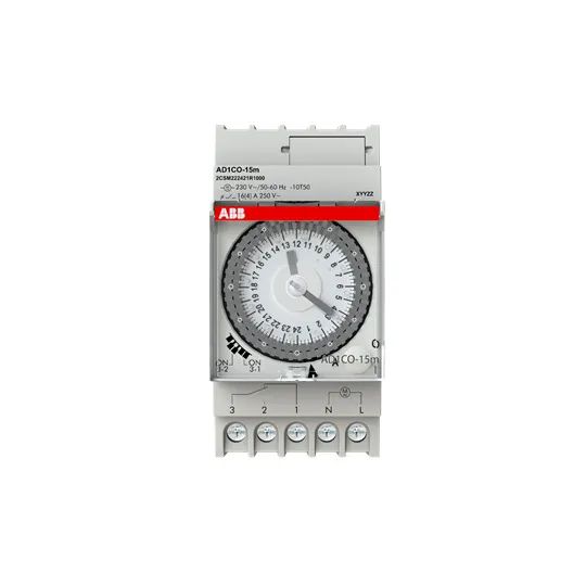 Реле времени суточное ABB AD1CO-15m 2CSM222421R1000 (AT2e) 16A