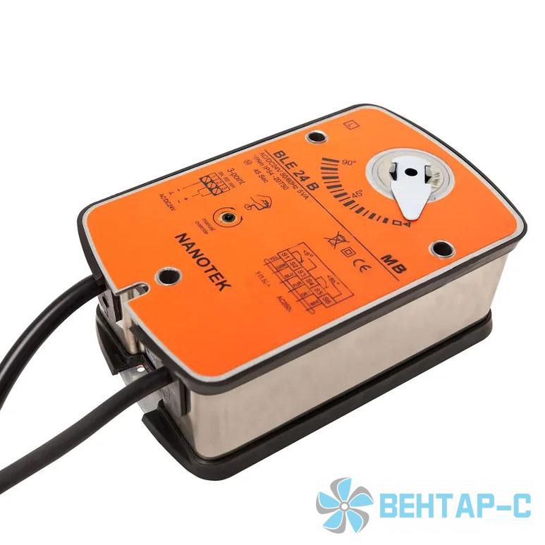 Электропривод Nanotek BLE 24 B (15 Нм) (без возвратной пружиной, 15Нм, до 1.5м2 24В)