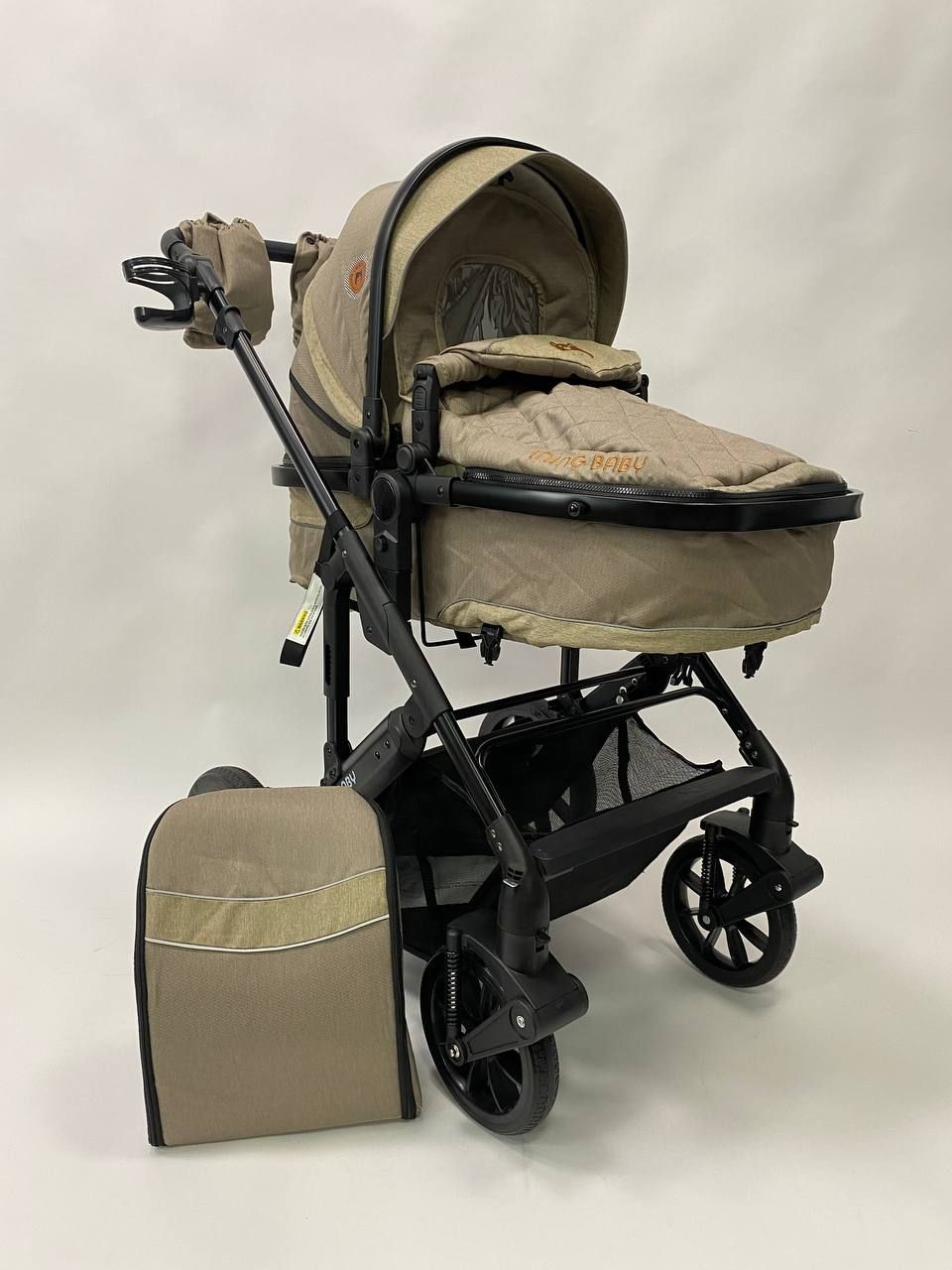 Коляска трансформер Ining Baby К320 PRO khaki