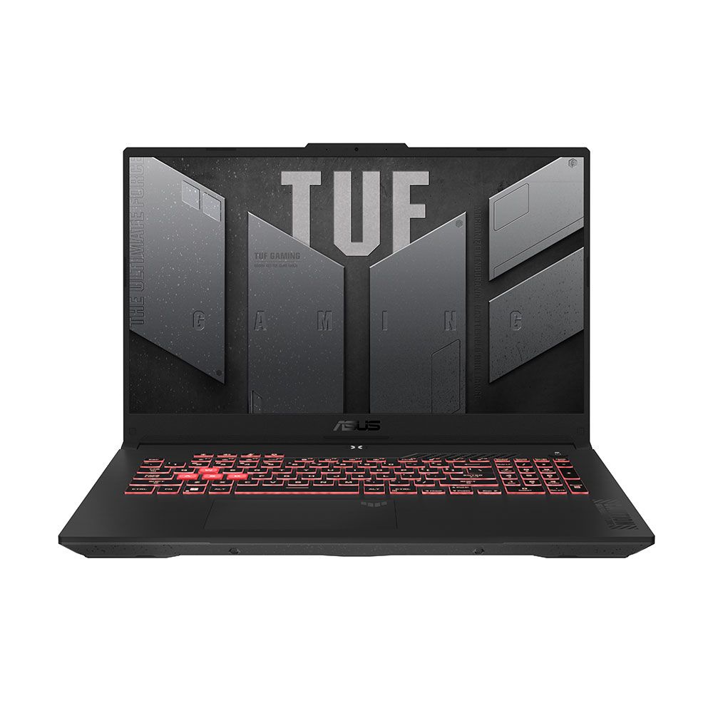 ASUSTUFGamingA17Игровойноутбук17.3",AMDRyzen57535HS,RAM16ГБ,SSD1024ГБ,NVIDIAGeForceRTX4050дляноутбуков(6Гб),Безсистемы,(90NR0EF5-M00380),серый,Русскаяраскладка