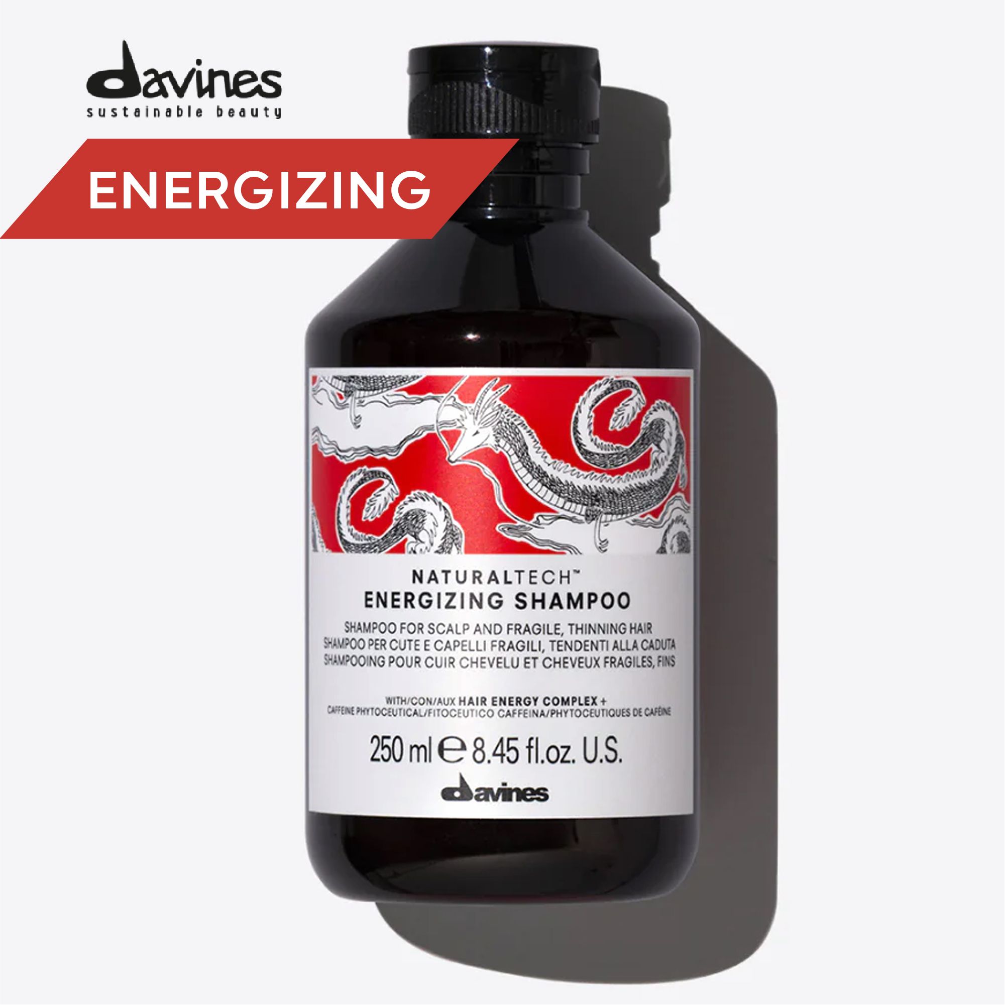 Davines NT Energizing Профессиональный энергетический шампунь для волос, Италия