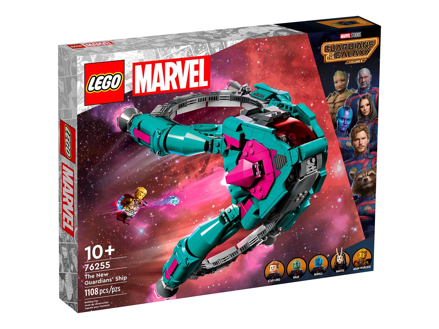 Конструктор LEGO Super Heroes Корабль новых Стражей Галактики, 1108  деталей, 10+, 76255 - купить с доставкой по выгодным ценам в  интернет-магазине OZON (963832196)