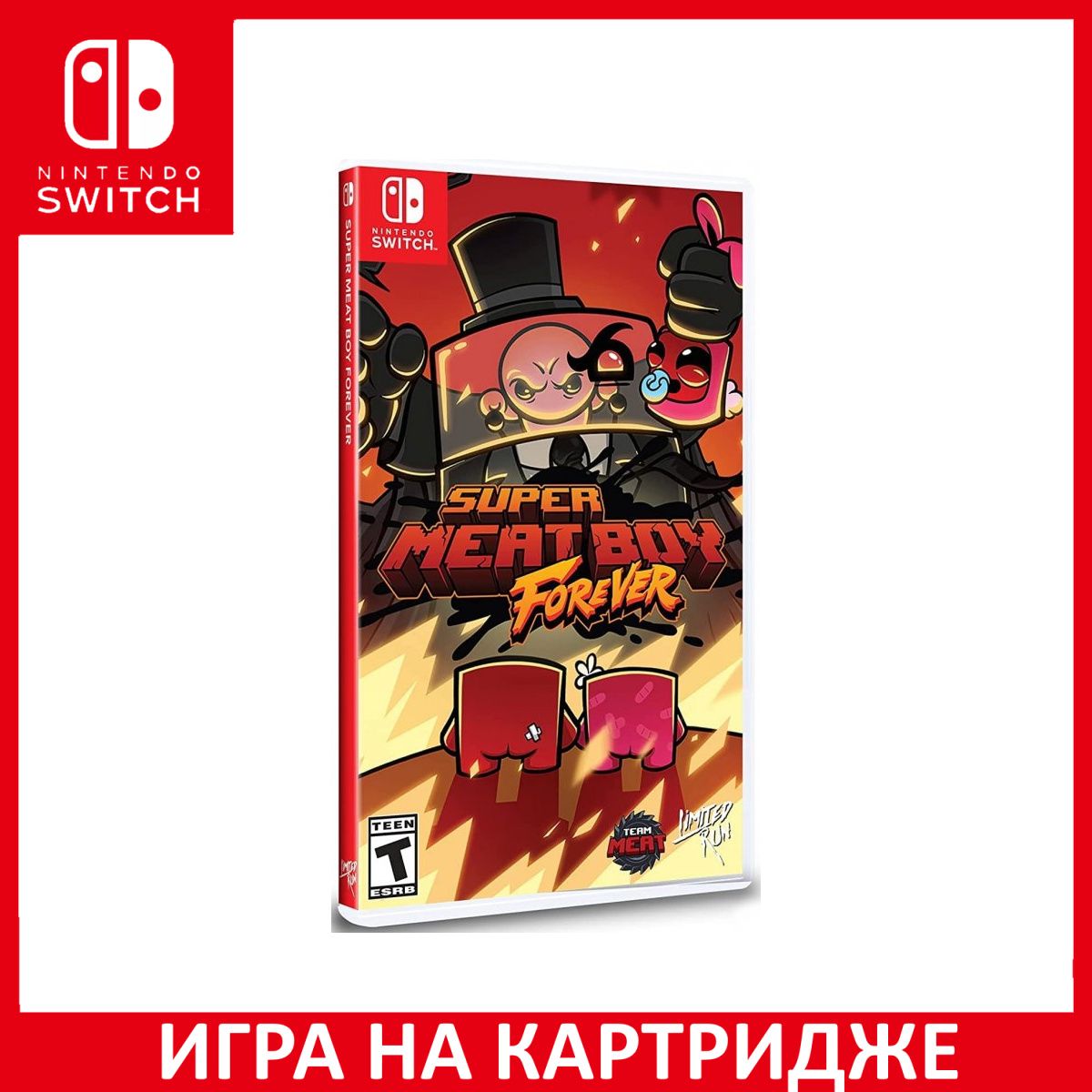 Игра Super Meat Boy Forever (Nintendo Switch, Английская версия) купить по  низкой цене с доставкой в интернет-магазине OZON (1324577264)