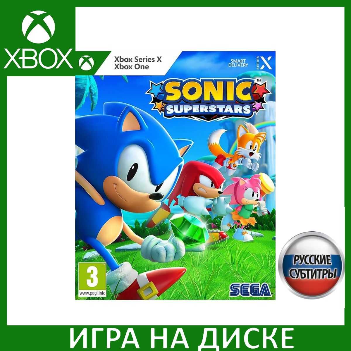 Игра Sonic Superstars Русская Версия (Xbox Series, Xbox One, Русские  субтитры) купить по низкой цене с доставкой в интернет-магазине OZON  (1330926223)