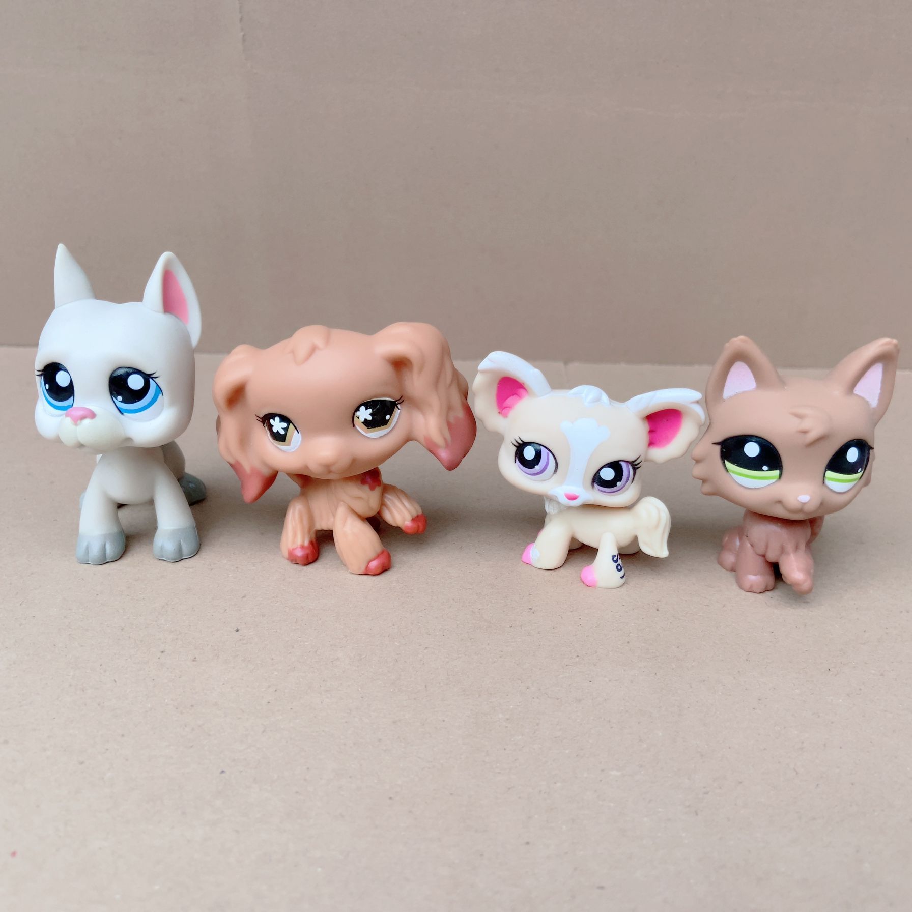 4 шт. зоомагазин LPS щенок кошка мини игрушка Littlest Pet Shop Doll Figure  - купить с доставкой по выгодным ценам в интернет-магазине OZON (1548424783)