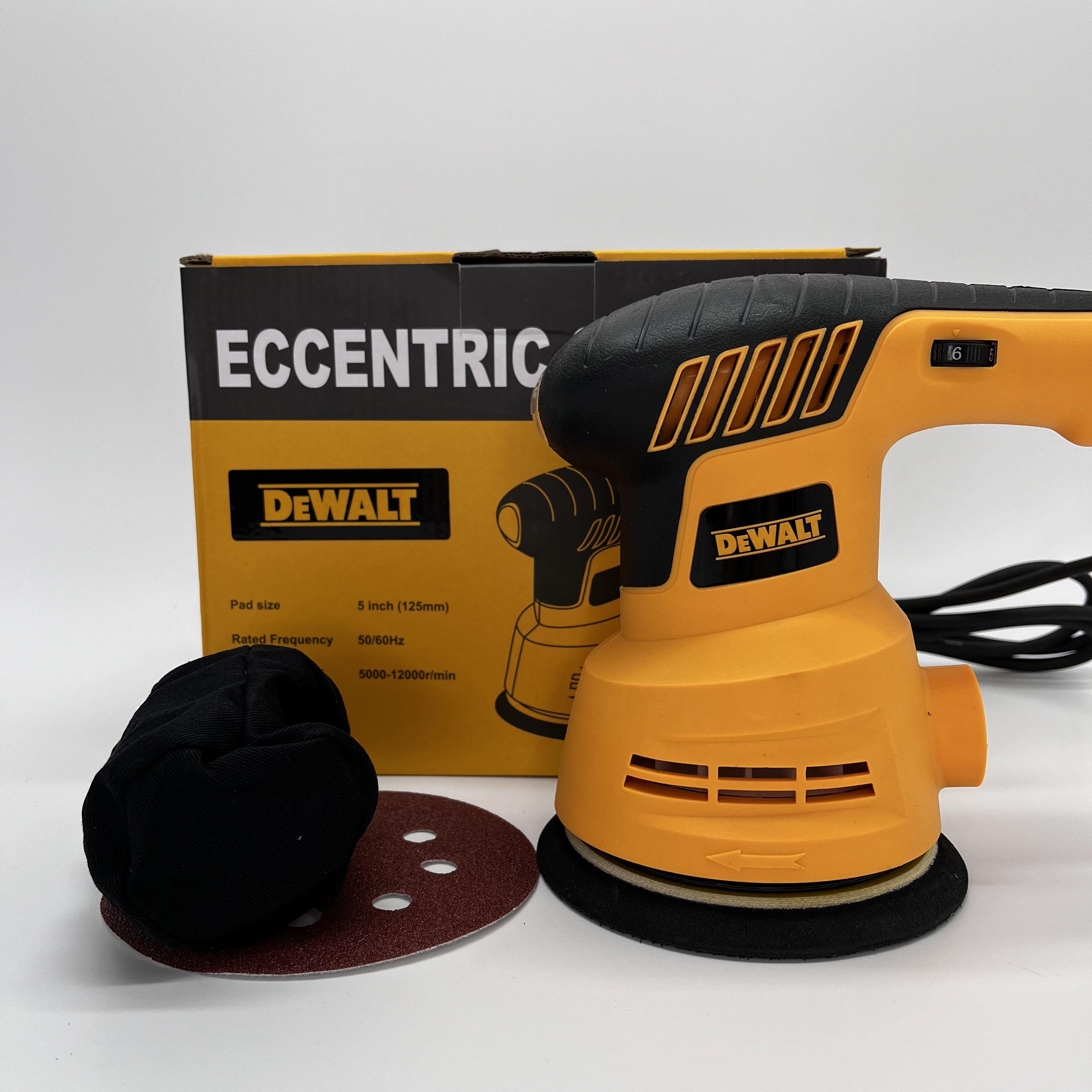 Шлифмашина эксцентриковая DeWalt DWE-6423 - купить по низким ценам в  интернет-магазине OZON (1415117974)