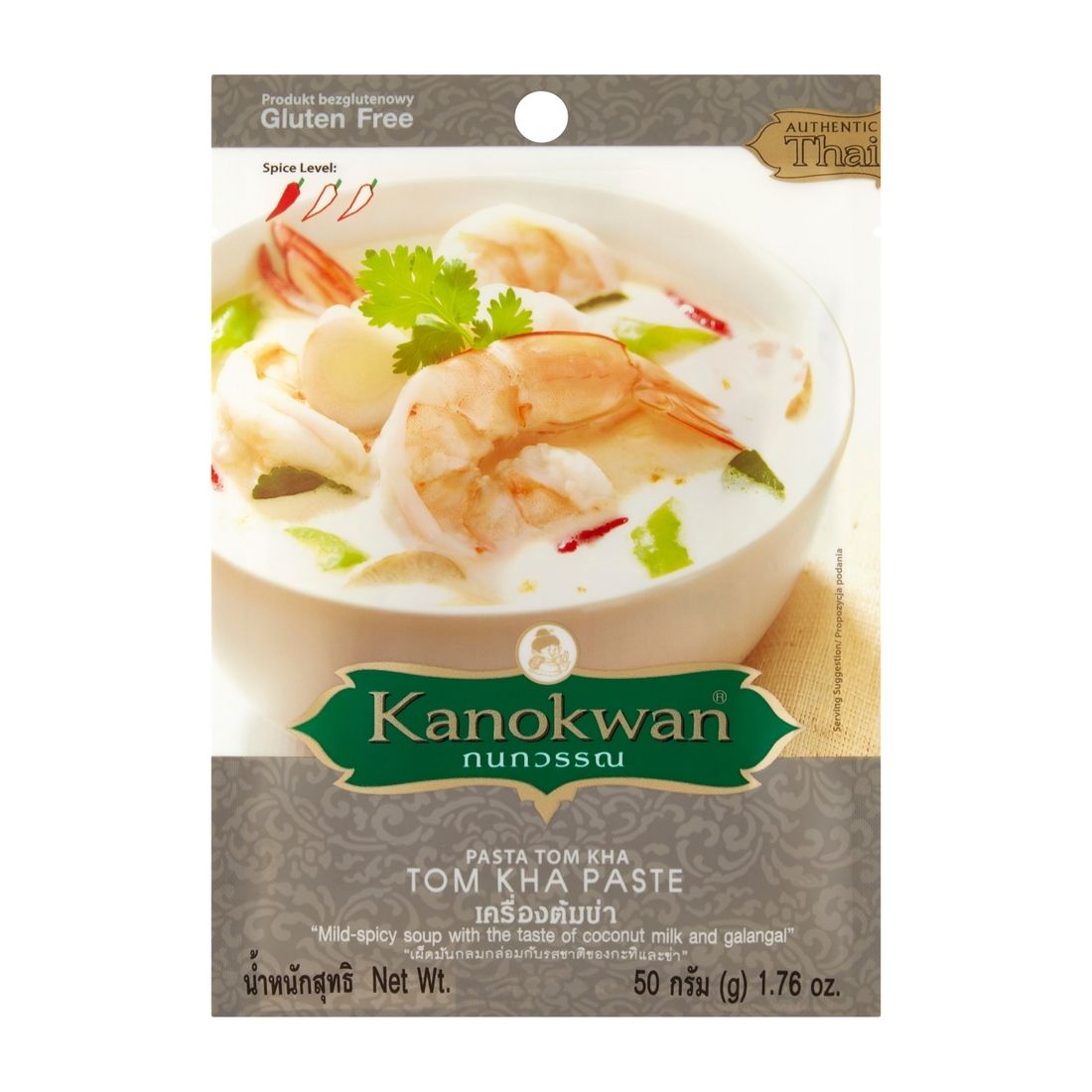 Паста Kanokwan для тайского кокосового супа Tom Kha(Том Кха), 50 г - купить  с доставкой по выгодным ценам в интернет-магазине OZON (1442911499)