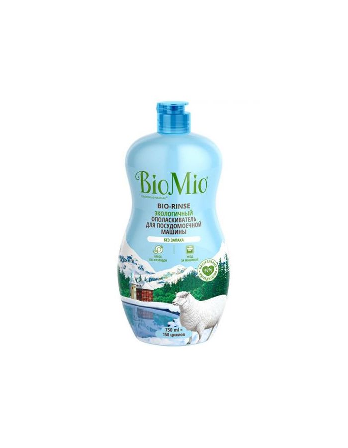 Ополаскиватель для посудомоечной машины BioMio Bio-Rinse, 750 мл, 1 шт