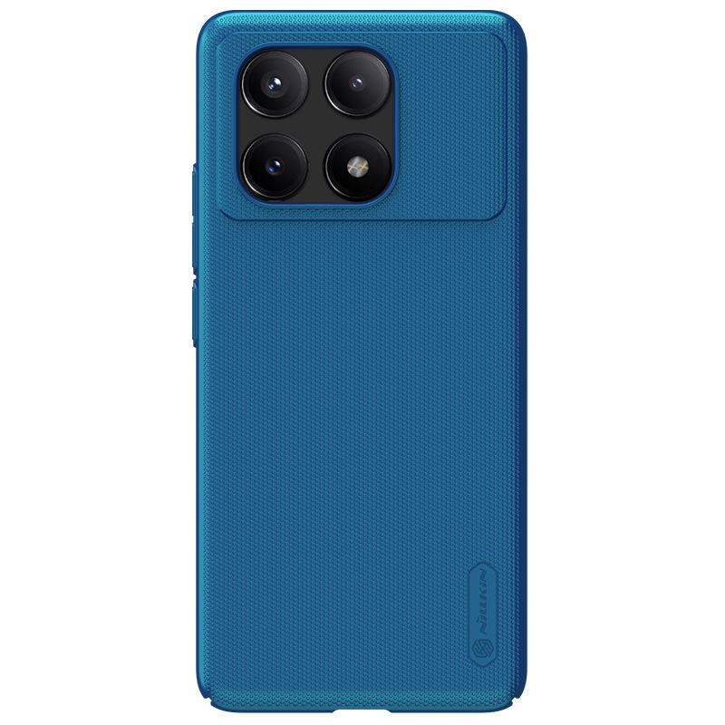 ЧехолдляPocoX6Pro5G/XiaomiRedmiK70ENillkinSuperFrostedShieldCase,синий