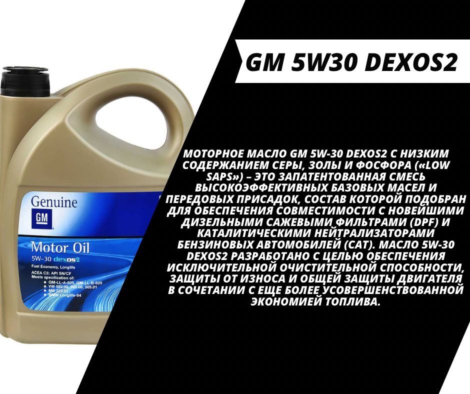 Масло Gm 5w30 Dexos2 Купить Челябинск