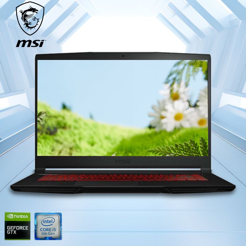 MSIGF63-15Игровойноутбук15.6",IntelCorei5-9300H,RAM16ГБ,SSD512ГБ,NVIDIAGeForceGTX1650Max-Q(4Гб),WindowsPro,черный,Русскаяраскладка