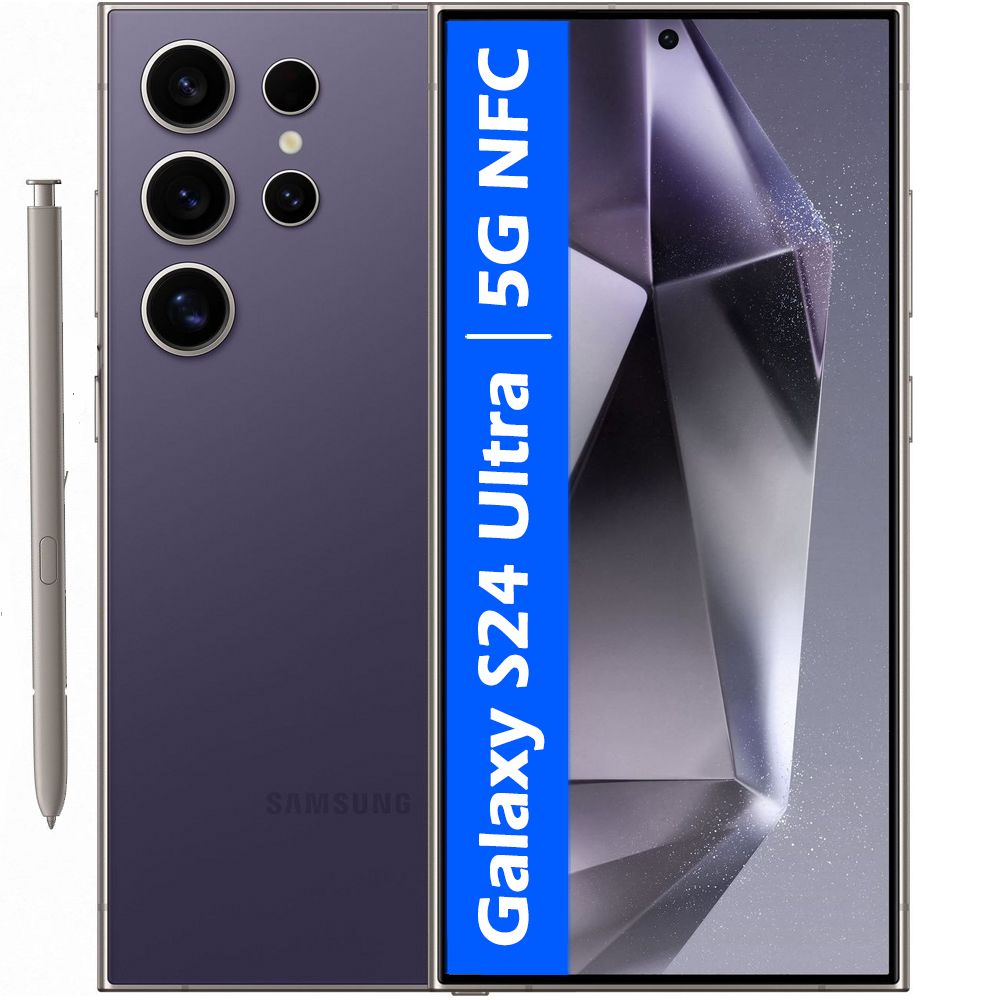 SamsungСмартфонРОСТЕСТ(ЕВРОТЕСТ)GalaxyS24Ultra5GNFC12/1ТБ,фиолетовый