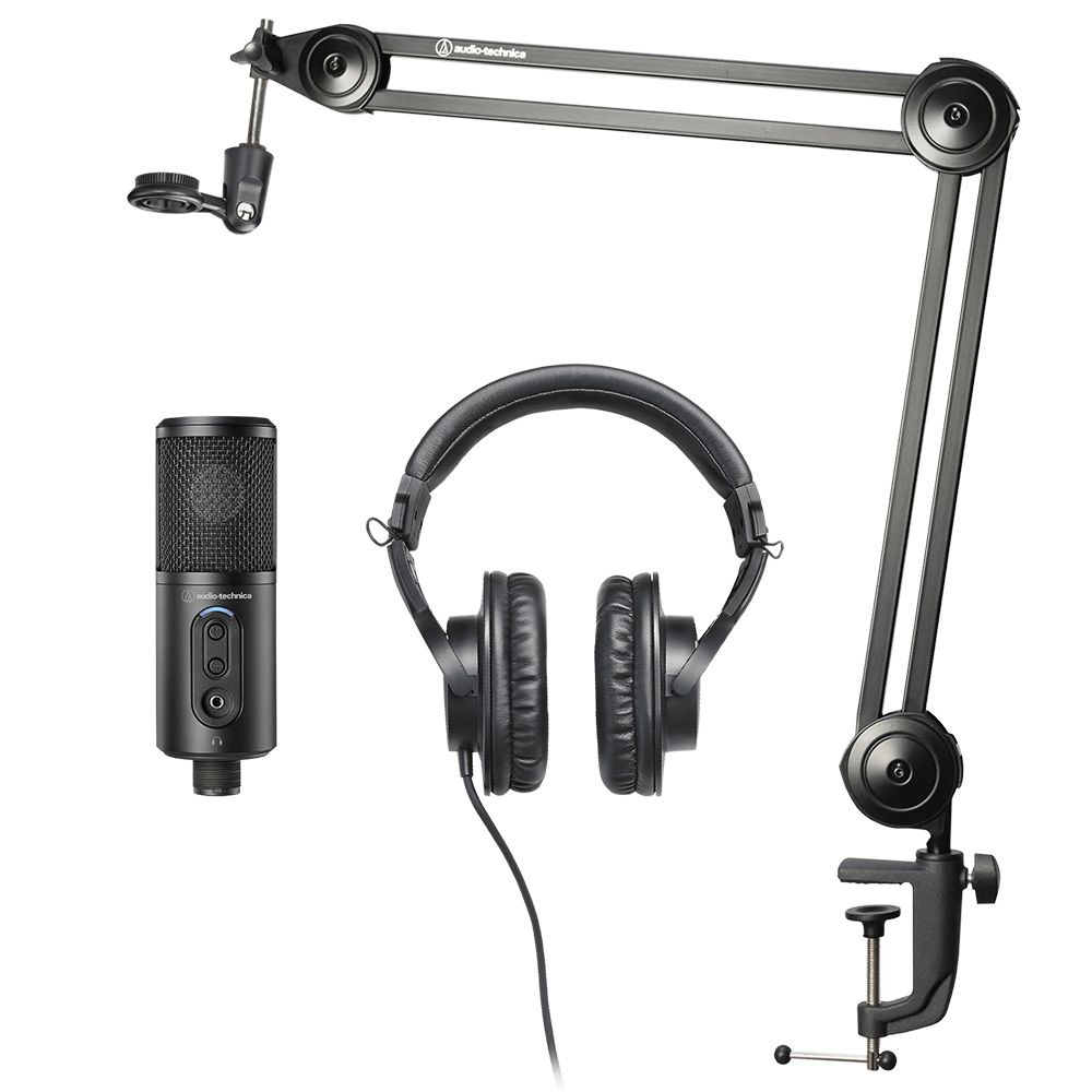 Audio-Technica Студийный комплект для звукозаписи для подкастов CREATOR PACK, черный