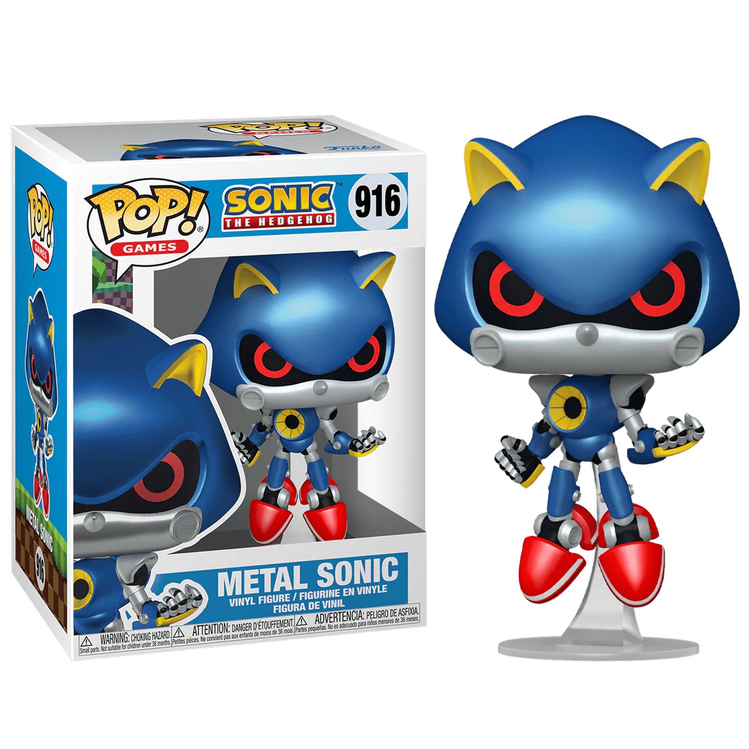 Фигурка Funko Pop! Sonic: Metal Sonic (Фанко Поп Метал Соник из игры Еж  Соник)