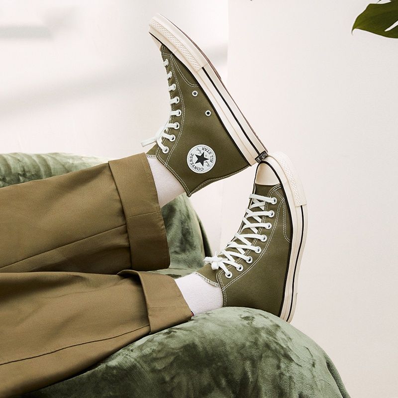 Converse chuck taylor army green online