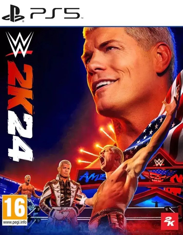 Игра WWE 2K24 (PS5) (PlayStation 5, Английская версия)