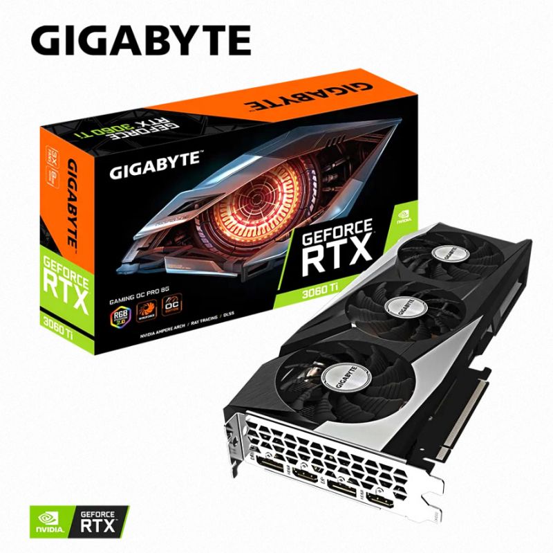 GigabyteВидеокартаGeForceRTX3060Ti8ГБ(8)